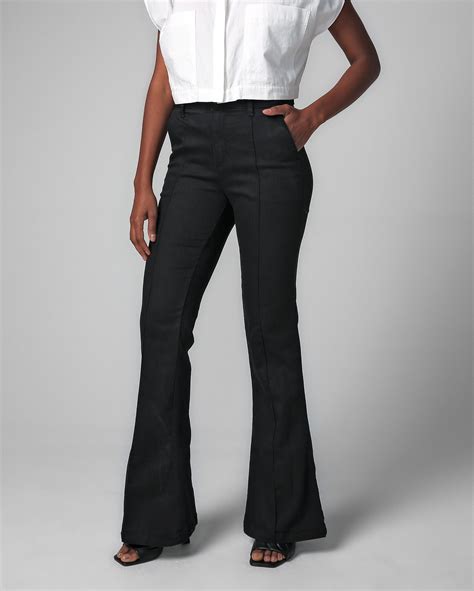 Riachuelo Cal A Black Jeans Feminina Flare Cintura Alta Ak By Riachuelo