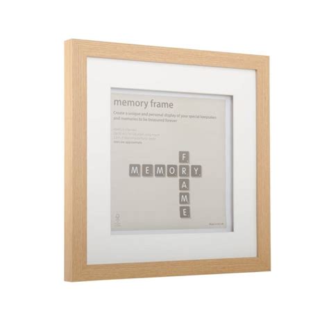 Oak Effect Memory Frame 40cm X 40cm Hobbycraft