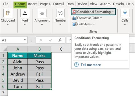 Conditional Formatting Based On Another Cell Value Examples