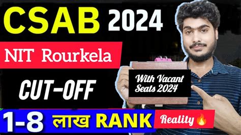 NIT Rourkela At 8 Lakh Rank In CSAB 2024 Unexpected JOSAA Round 5