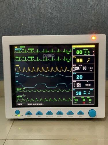 contec cms patient monitor display size  lcd display  rs