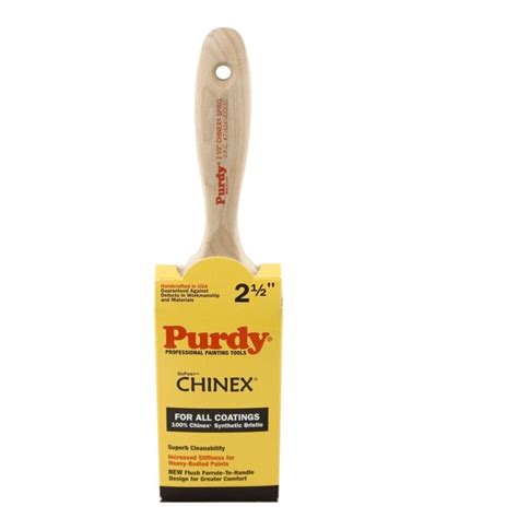 Purdy Chinex Sprig 2 12 In Nylon Polyester Blend Flat Paint Brush At