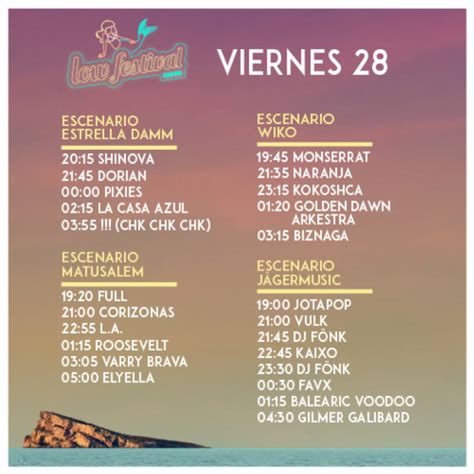 Gu A Del Low Festival Cartel Entradas Y Horarios Blog Miss