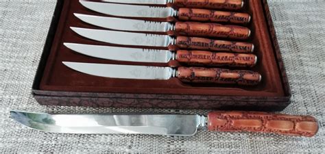 Glo Hill England Bakelite Carving Set Of 13 Pieces Vintage Etsy