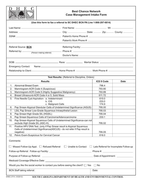 Dhec Form Fill Out Printable Pdf Forms Online