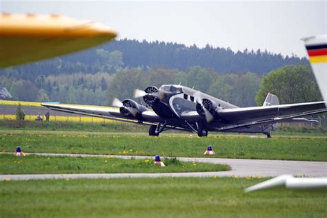 Flugplatz Chemnitz Jahnsdorf Großflugtage 2010 Junkers Ju Flickr