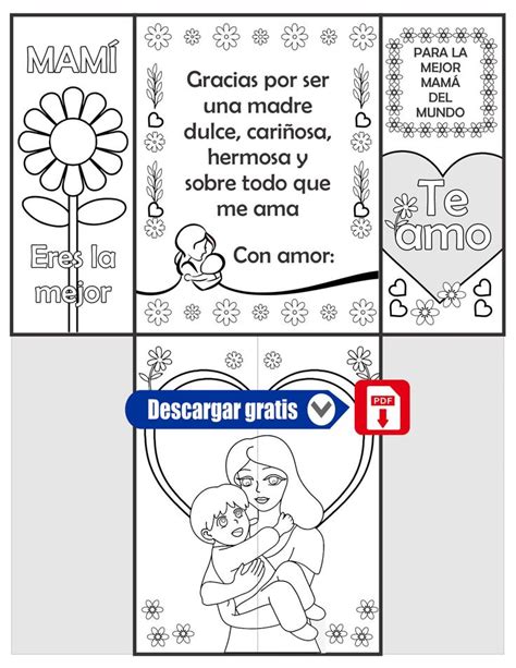 DÍA DE LA MADRE ACTIVIDADES 20 diseños en PDF Feliz día de la madre