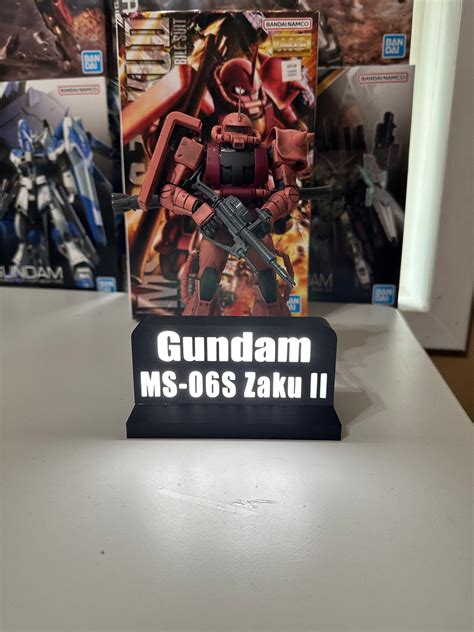 Gundam Model LED Display Platform, Customizable, for 1/100 and 1/144 ...