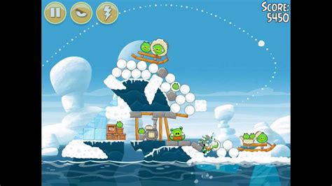 Angry Birds Seasons Arctic Eggspedition 1-13 Walkthrough 3 Star - YouTube