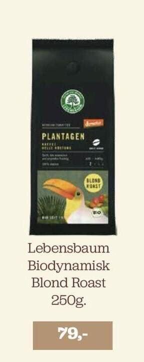 Lebensbaum Biodynamisk Blond Roast Tilbud Hos Helsemin