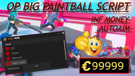 Big Paintball Script Aimbot Inf Money Esp Etc Working