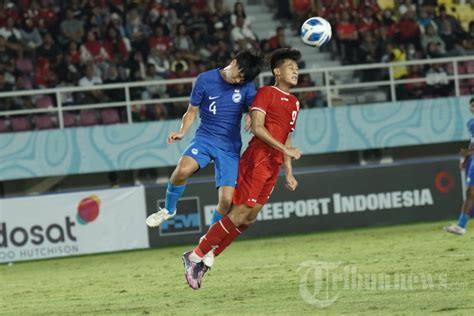 Timnas Indonesia Menang Atas Singapura Di Piala Aff U Foto