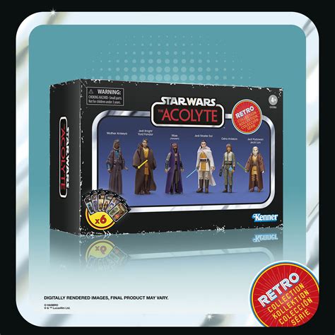 Star Wars Retro Collection Star Wars: The Acolyte Multipack, 3.75 Inch ...