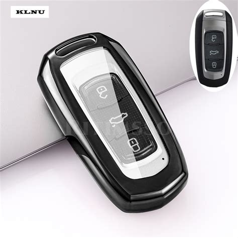 KLNU TPU Car Key Cover Case Shell Fob For Proton X70 Geely Atlas Boyue