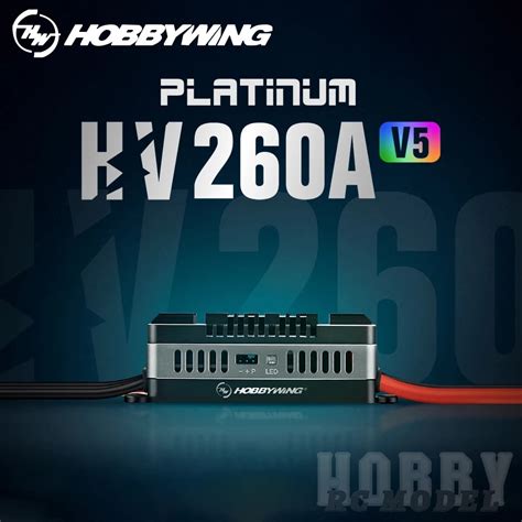 HOBBYWING Platinum 260A V5 SBEC OPTO 6 14S LiPo HV Brushless ESC For RC