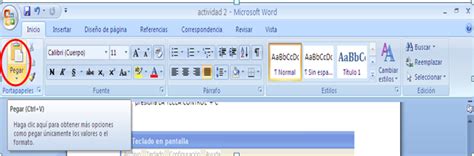 Tutorial Word 2007 Copiar Cortar Y Pegar