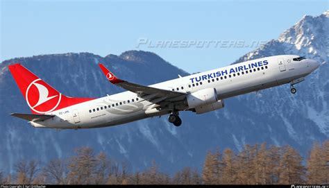 Tc Jhl Turkish Airlines Boeing F Wl Photo By Karl Dittlbacher