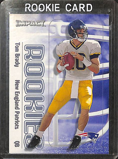 Lot Detail - Lot Of 4 Tom Brady Rookie Cards w. 2000 Bowman