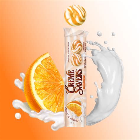 Creme Savers® Hard Candy - Orange & Creme 1.76 oz. Roll | Snyder's Candy