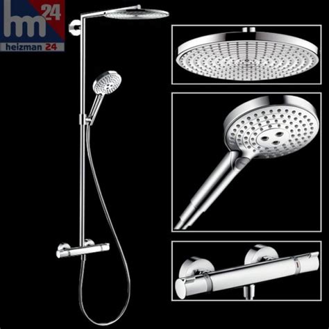 Hansgrohe Raindance Select S Jet Showerpipe In Chrom Mit Ecostat