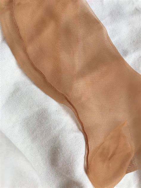 Vintage Unworn S S Sexy Stockings Nude Sheer Hosiery Etsy