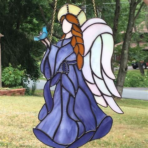 Pin By Carrie Deutsch On My Stained Glass Stained Glass Angel