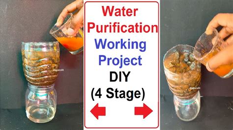 Water Purification Working Model For School Science Exhibition Using