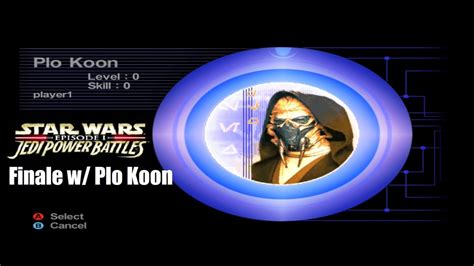 Star Wars Episode I Jedi Power Battles Plo Koon Finale YouTube