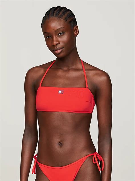 Heritage Bandeau Bikinitop Rood Tommy Hilfiger