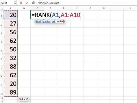 How To Use Excel RANK Formula Functions Examples And How To Use