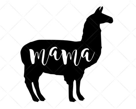 Mama Llama Decal Car Decal Laptop Decoration Etsy