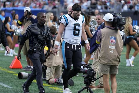 Carolina Panthers QB Baker Mayfield Expected to Miss Time with Ankle ...