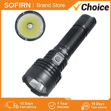 Sofirn Powerful Tactical C L Flashlight Lm Xhp D Hi Led