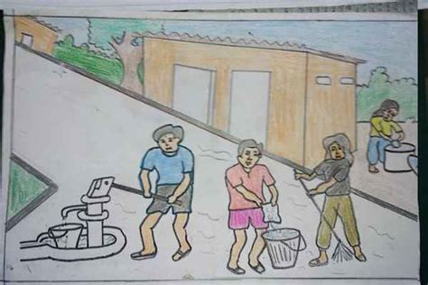 Share More Than 79 Sketch Of Swachh Bharat Super Hot Seven Edu Vn