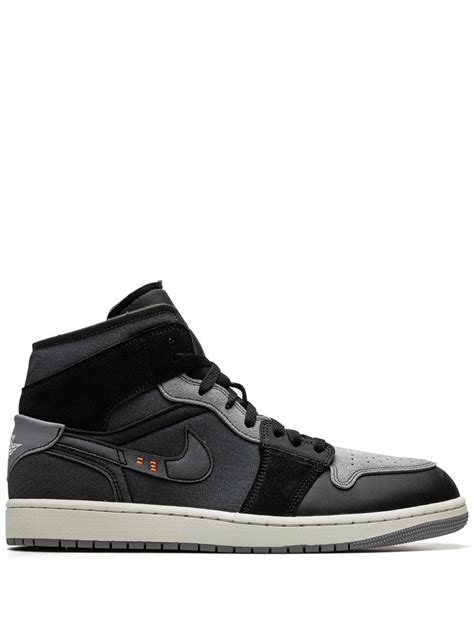 Jordan Air Jordan 1 Mid Se Craft Inside Out Black Sneakers Black