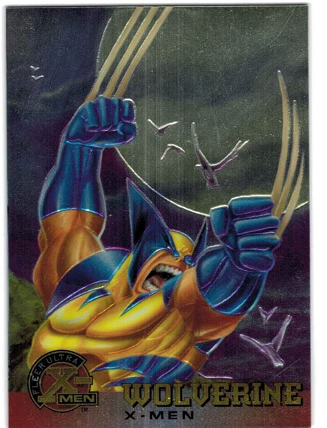 1995 Fleer Ultra X Men All Chromium 13 Wolverine NM MT