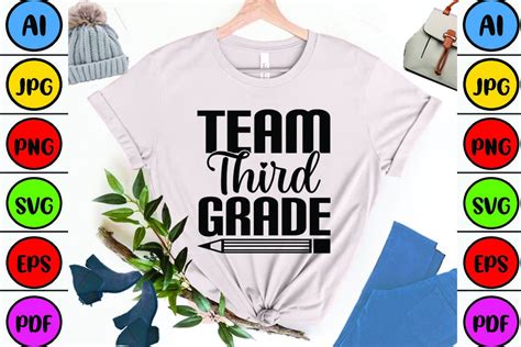 Team Third Grade Graphic By TSHIRTDESIGNSHOP Creative Fabrica