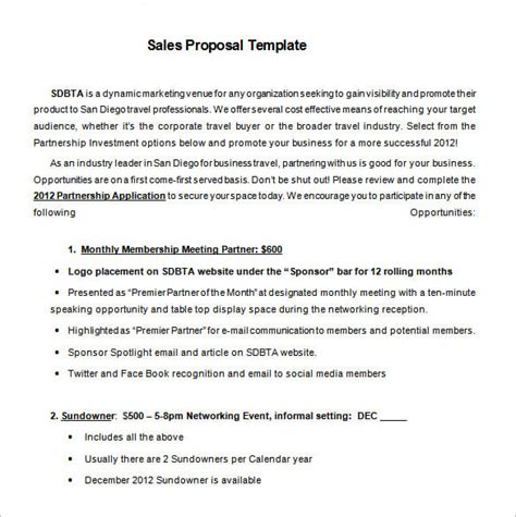 19+ Sales Proposal Template in Google Docs | MS Word | PDF | Pages