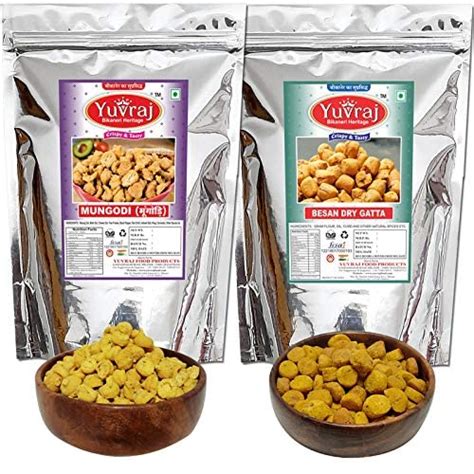 Yuvraj Food Product Mangodi Besan Gatta With Free Kasuri Methi Pack