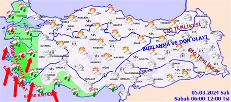 Meteoroloji den 16 kent için sarı ve turuncu kodlu uyarı Kuvvetli