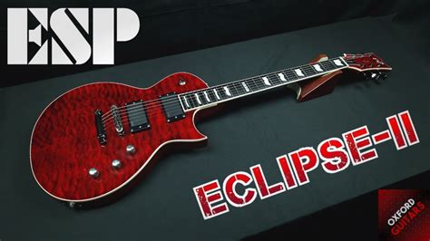 ESP Eclipse II CTM 2011 See Thru Black Cherry Quilted Maple Top EMG 81