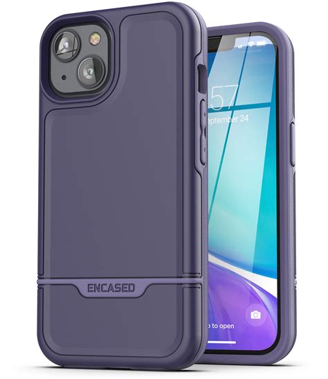 Iphone 14 Rebel Case In Purple With Screen Protector Encased