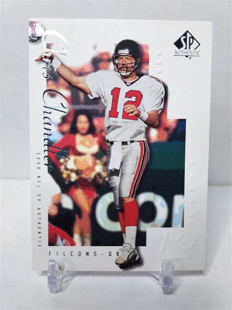 2000 Sp Authentic Football 4 Chris Chandler Atlanta Falcons Ebay