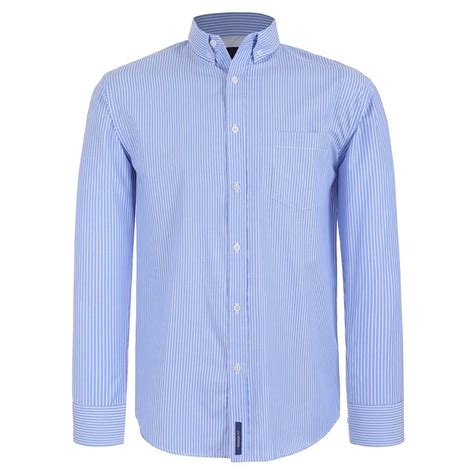 Camisa Casual Azul Manga Larga Vasarelli Para Caballero