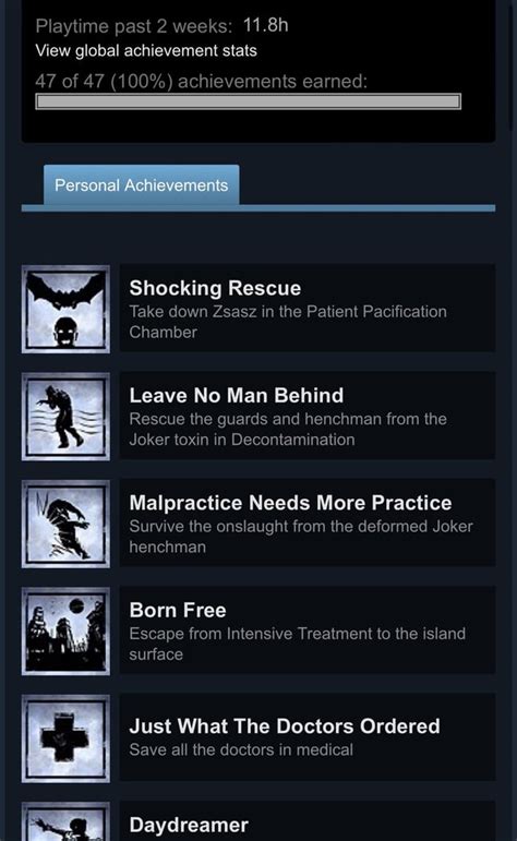 1 Batman Arkham Asylum Goty R Steamachievements