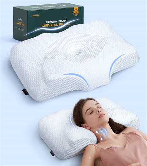 Famedio Adjustable Cervical Pillow For Neck Pain Relief Hollow Contour