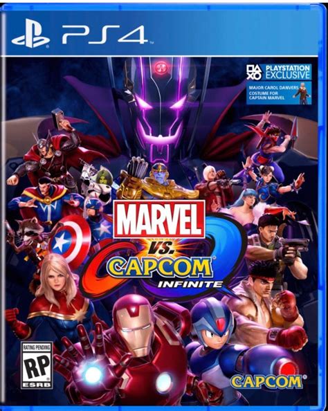 MvC Infinite Box Art PS4 Version Includes Exclusive Captain Marvel