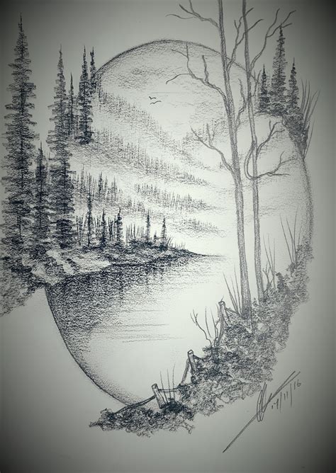 Twilight Drawings at PaintingValley.com | Explore collection of ...