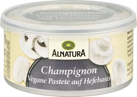 Alnatura Bio Vegane Pastete Champignon 125 G Piccantino Onlineshop