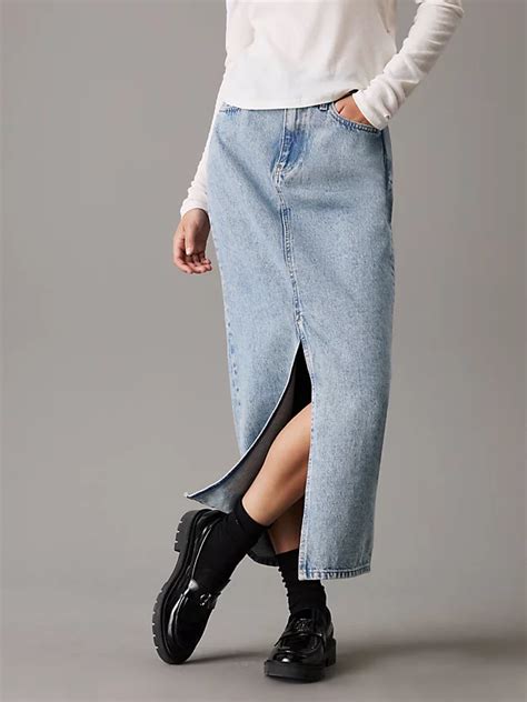 Denim Maxi Skirt Calvin Klein® J20j2240541aa